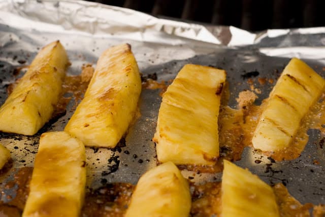 grilled fresh pineapple