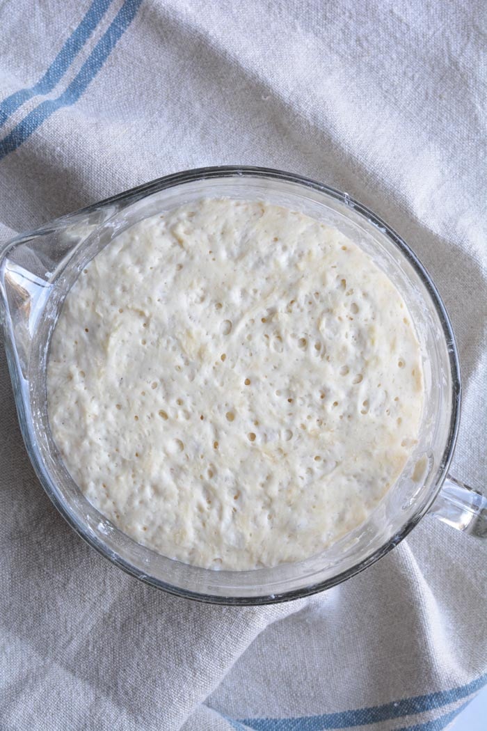 No-knead Crusty Bread No-knead Crusty Bread rising