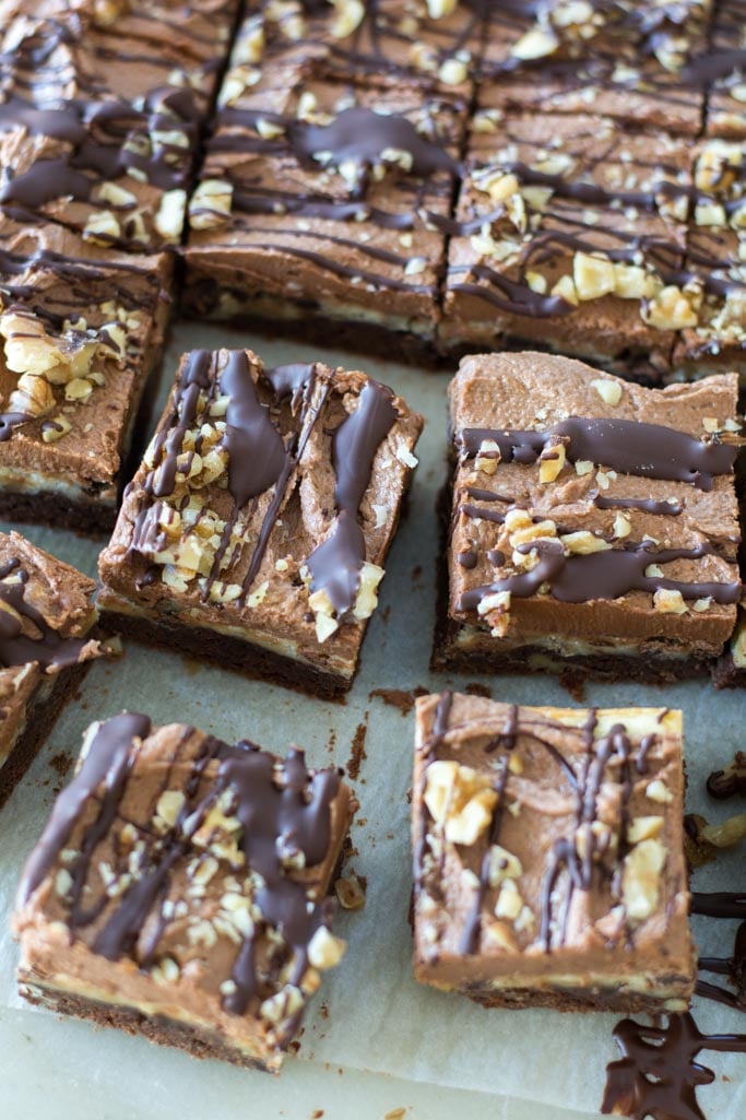 Layered Cream Cheese Brownies