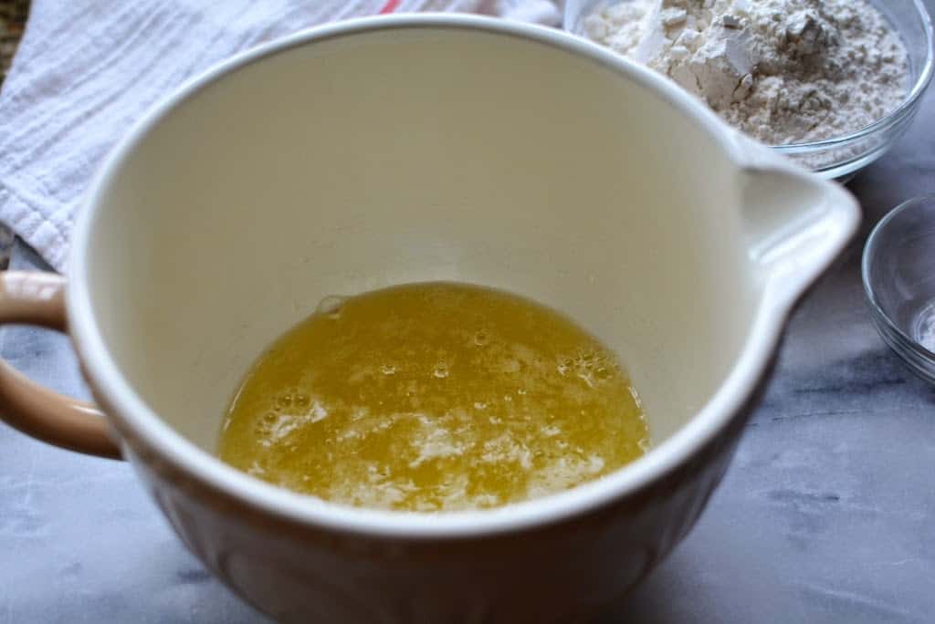 butter sugar mixture in bowl