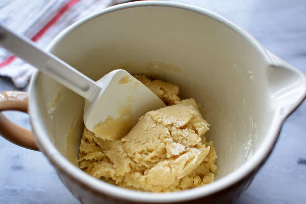 cookie dough in bowl