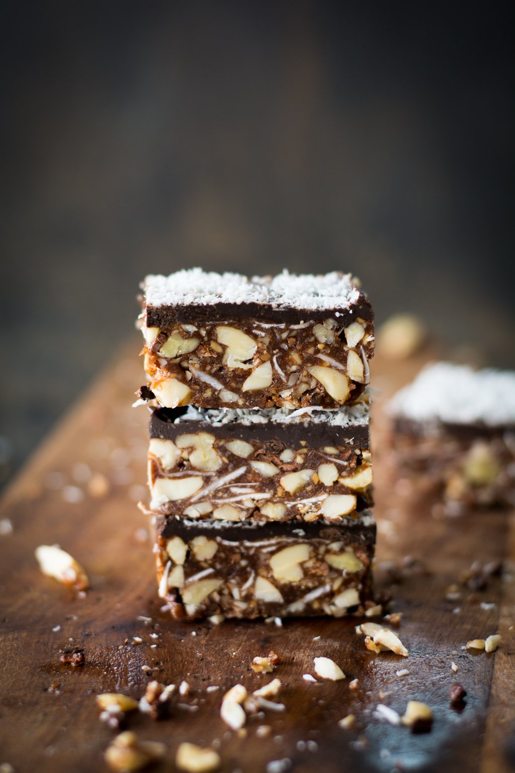 stacked nut bars