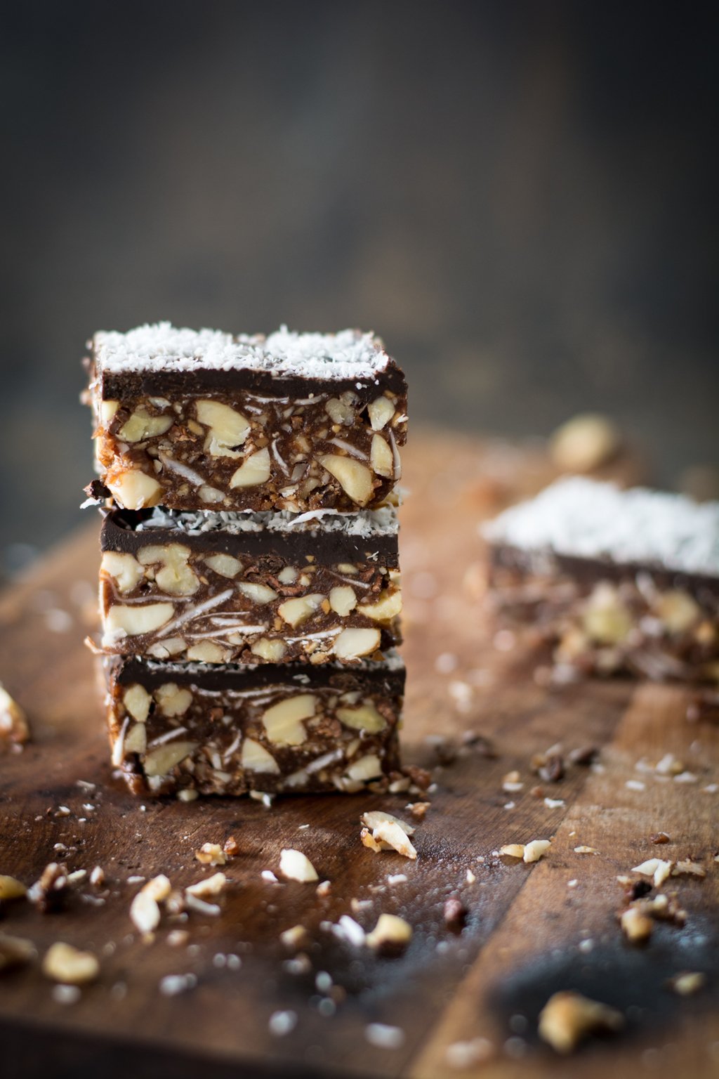 stacked nut bars