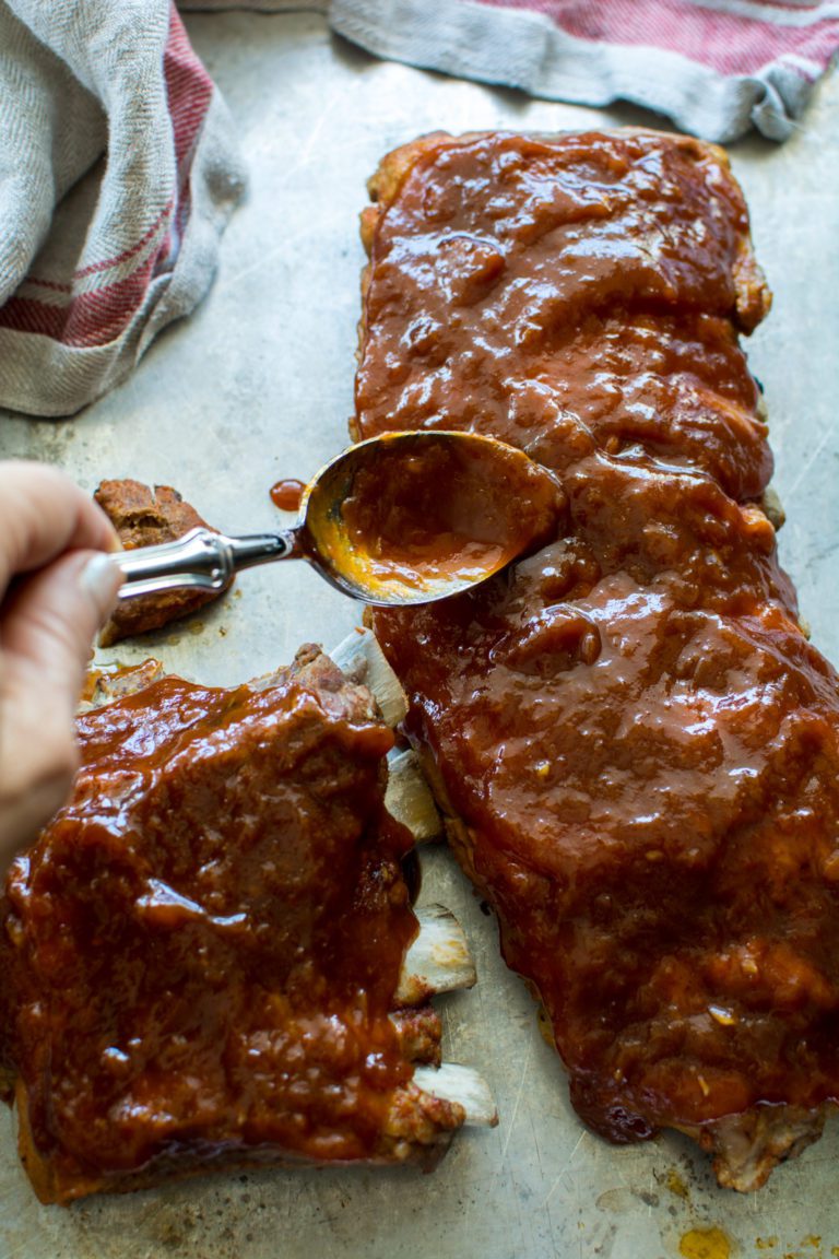 Apricot Ginger Beer Glazed Ribs - Simply So Good