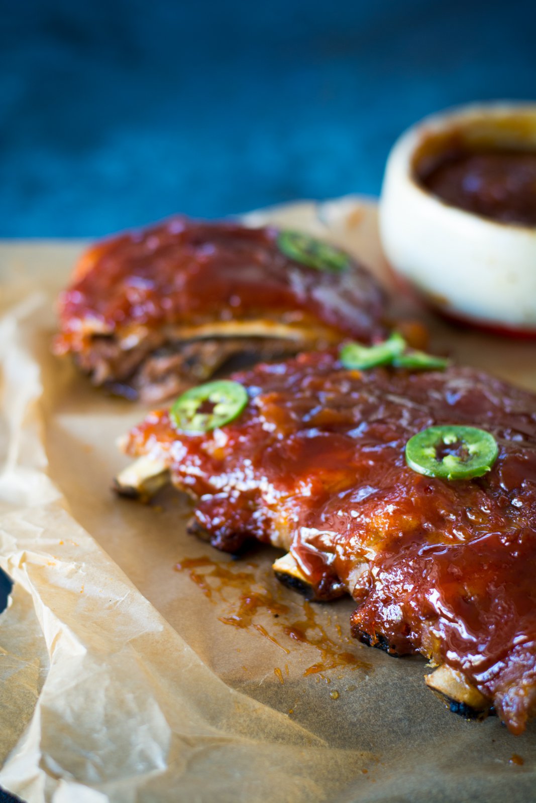 Apricot Ginger Beer Glazed Ribs