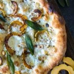 Delicata Squash Sage Burrata Pizza