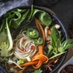 simple vegetable Pho