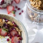 golden chai spiced granola yogurt bowl