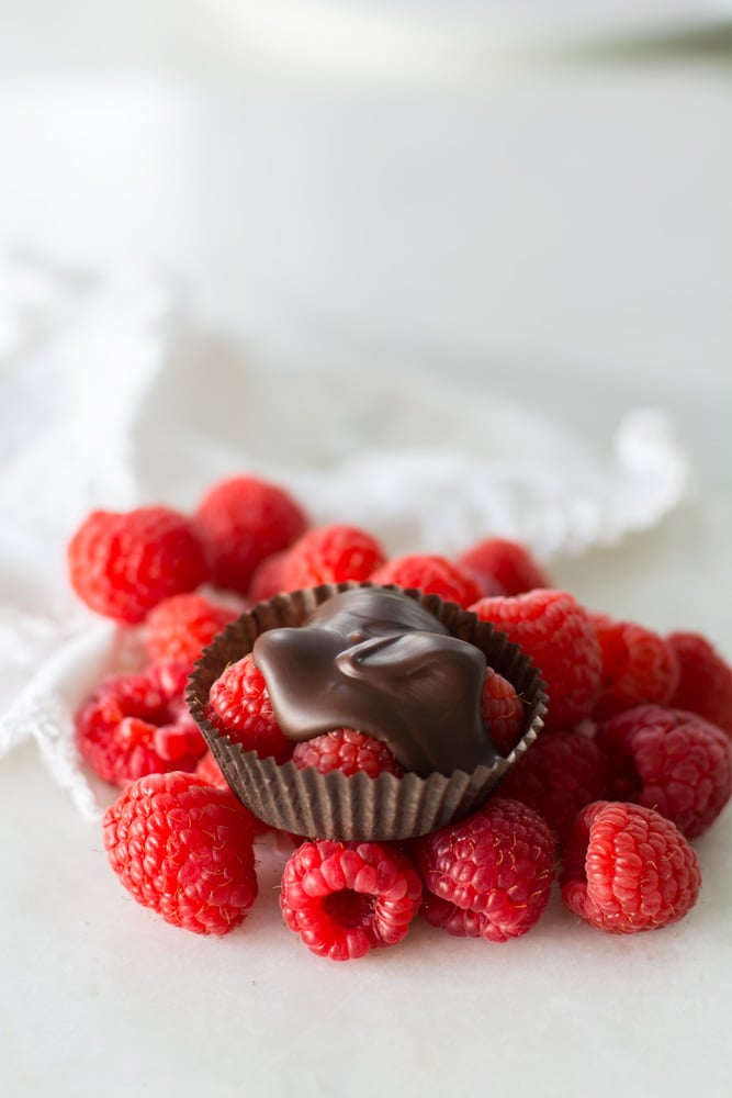 Chocolate discount covered raspberries