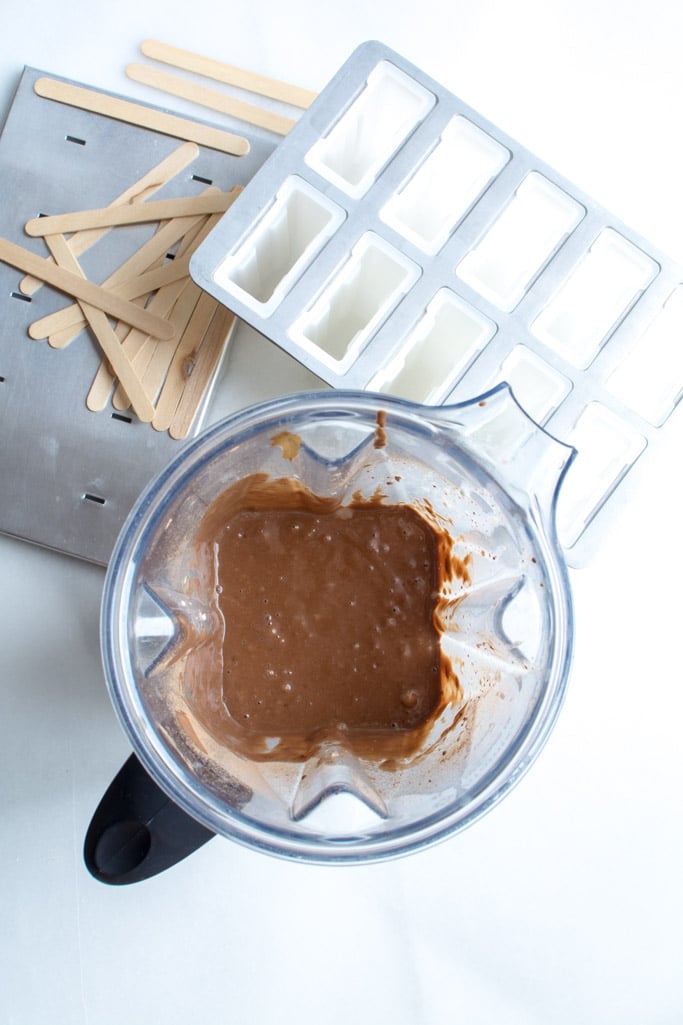 Buttered Almond Fudge Popsicles