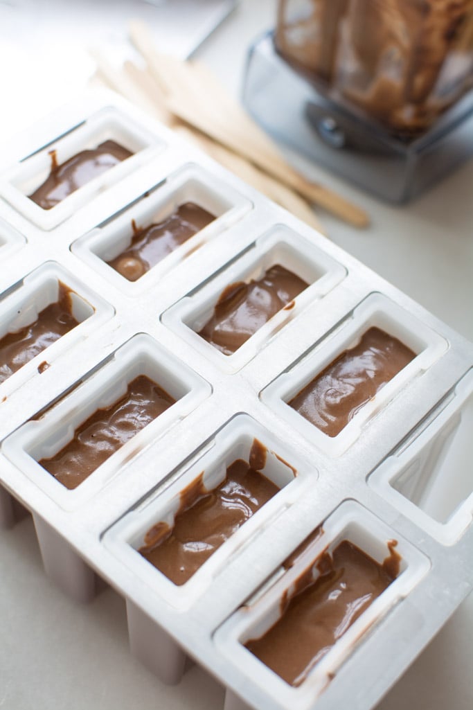 Buttered Almond Fudge Popsicles