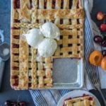 Cherry Apricot Slab Pie