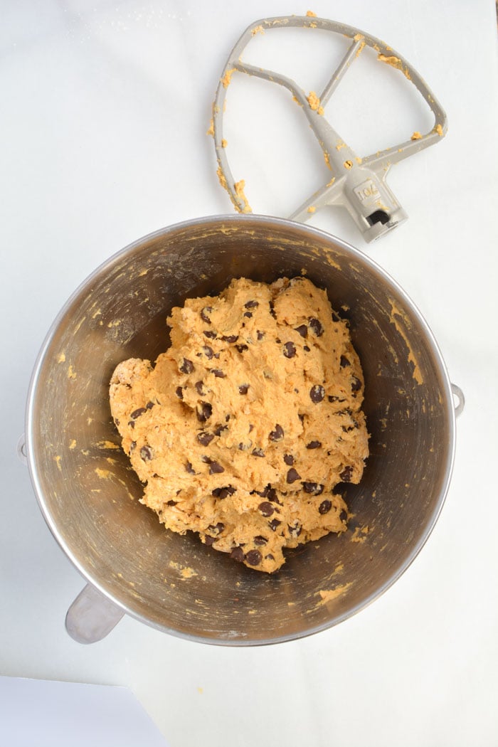 pumpkin chocolate chip bagel dough