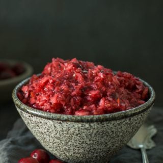 Easy No-Cook Cranberry Apple Relish