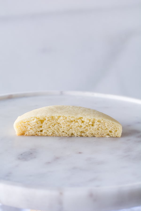 half sugar cookie