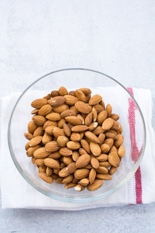 Bowl of almonds