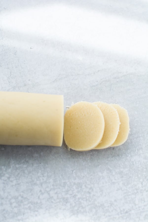 slices of marzipan