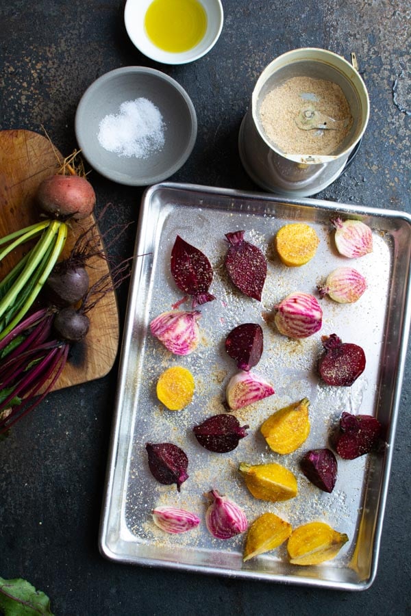 Roasted Beets with Mint Yogurt - Simply So Good