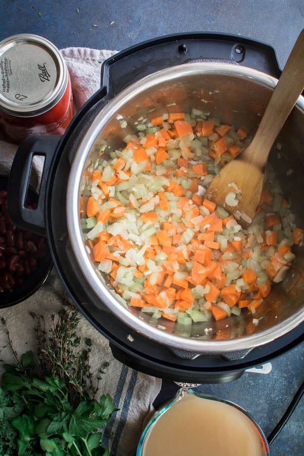 Slow Cooker Minestrone Soup with Cheese Tortellini - Simply So Good