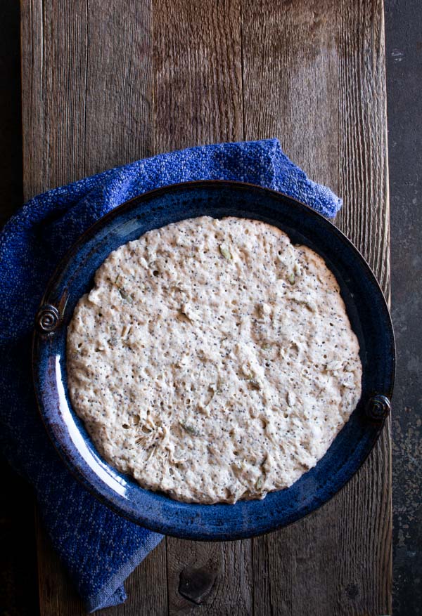 Bubble Dakota bread dougoh in a bowl