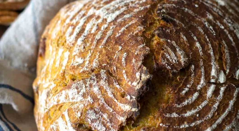 o-Knead Pumpkin Pecan Bread